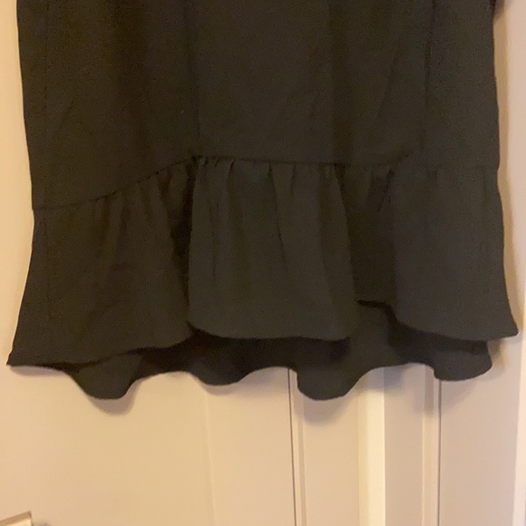 H&M Black top with leather - Picture 3 of 8